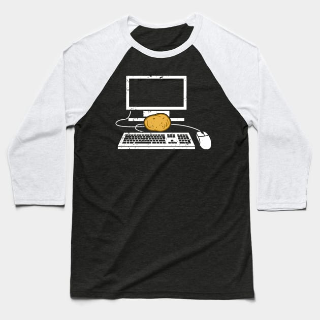 Tater PC Baseball T-Shirt by CCDesign